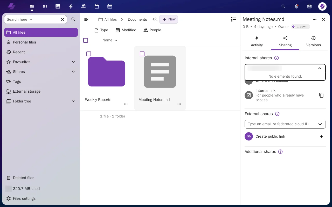 Screenshot showing scrolling to find the Share button to complete sharing