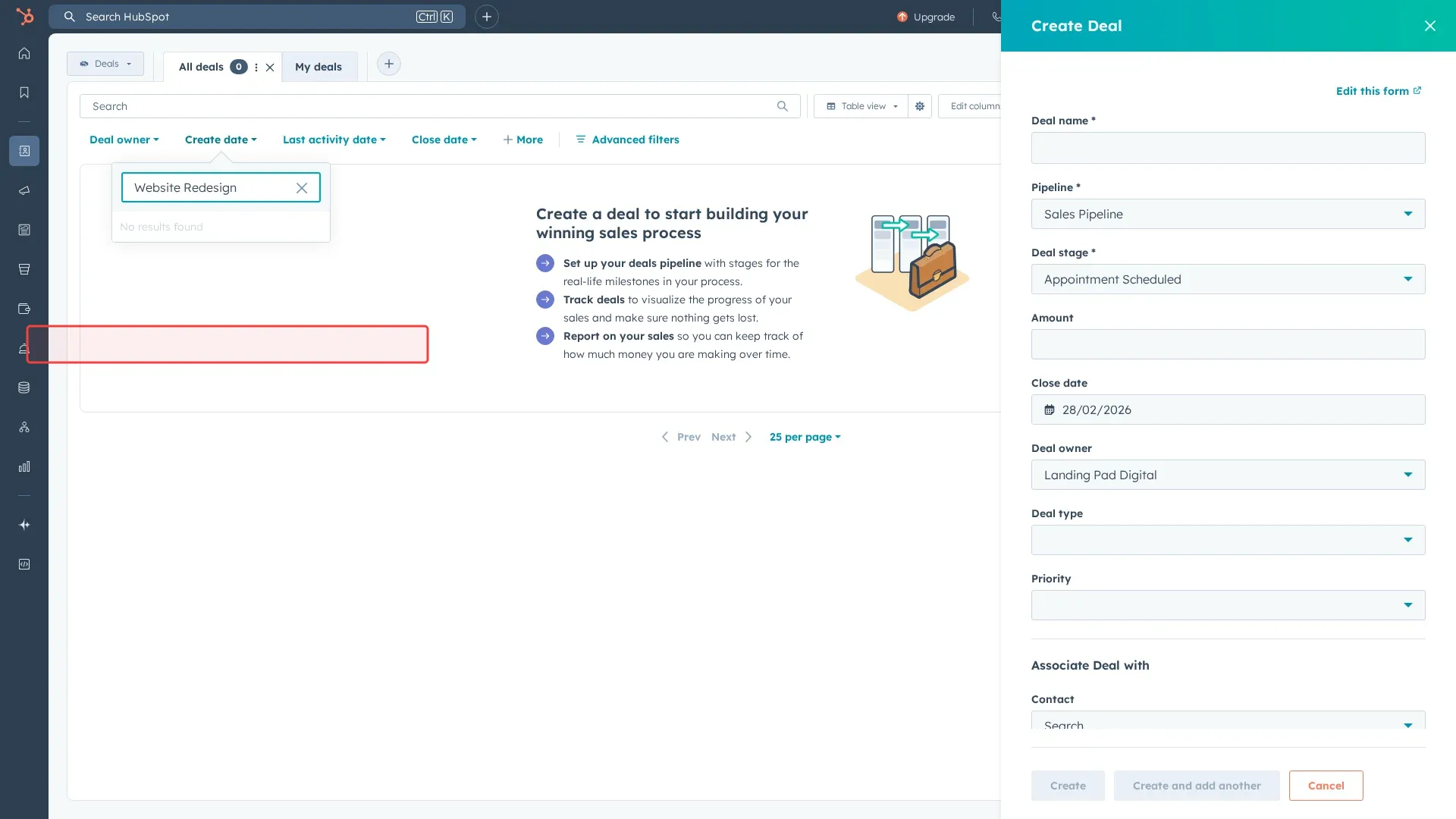 Screenshot showing typing 5000 in the Amount field
