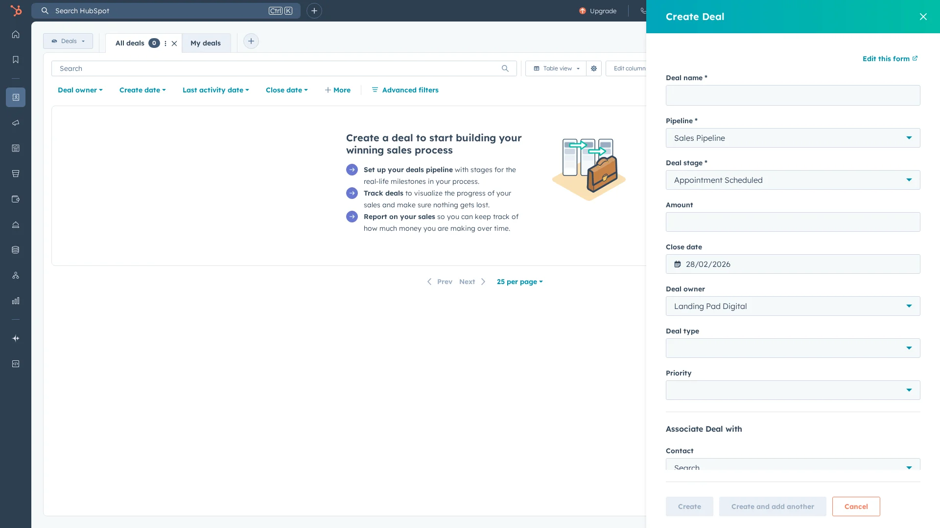 Screenshot showing scrolling to see more form fields and save options